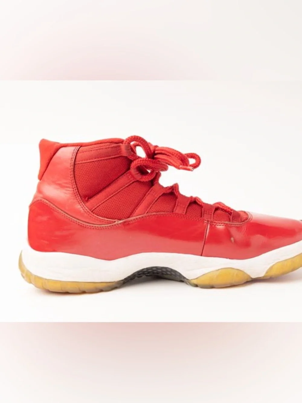 Nike Air Jordan 11 Retro Win Like 96 Gym Red Patent Leather Men's Size 11